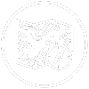 trailblazers icon for rv boondockers of a hiking topographical map and compass